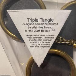 Triple Tangle, IPP26 Exchange Puzzle