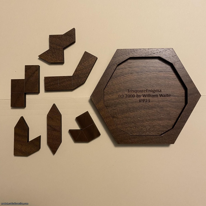 TrisquareEnigma by William Waite, IPP23 Exchange Puzzle (Chicago, 2003)