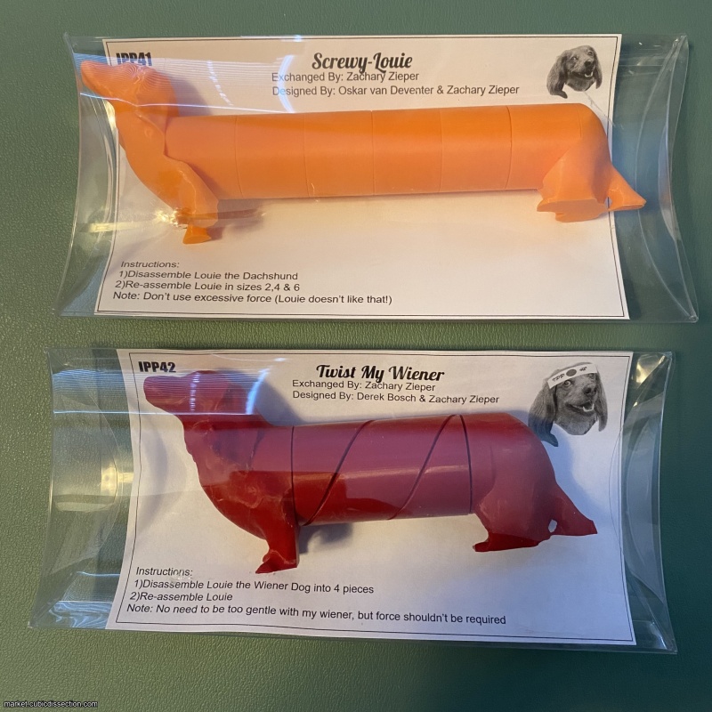 Woof! Woof!   N-ary and Helical Burr dogs from recent IPPs:  Oskar and Derek Bosch