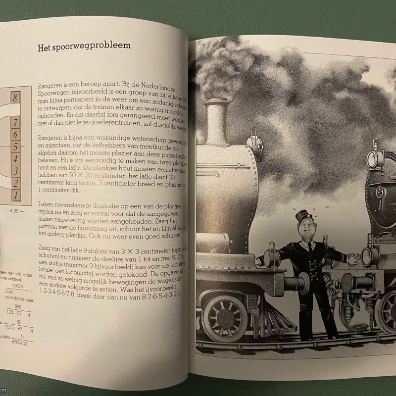 Dutch Puzzle Book by van Delft and Botermans (featuring a BEAUTIFUL vanish puzzle)