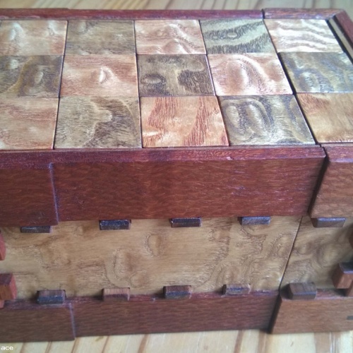 Stickman #30, Burl Tile Puzzlebox