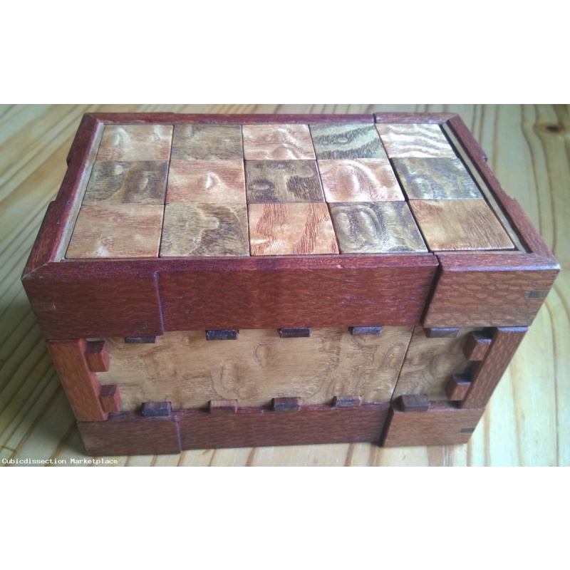 Stickman #30, Burl Tile Puzzlebox