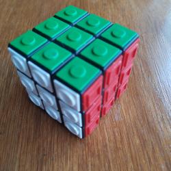 Vintage Blind Rubik&#039;s Cube