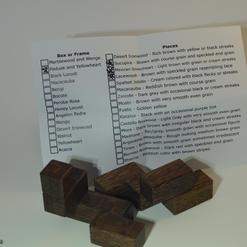 N-Closed by Haym Hirsh in rare woods