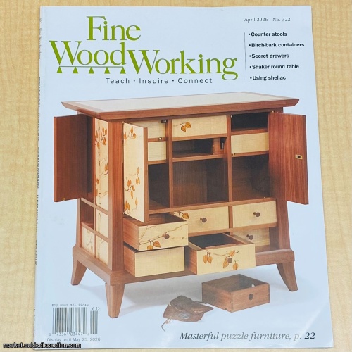 Fine Woodworking Mar/Apr 2026 #322 - featuring Craig Thibodeau's Puzzle Furniture