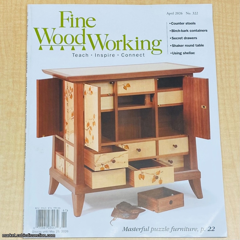 Fine Woodworking Mar/Apr 2026 #322 - featuring Craig Thibodeau's Puzzle Furniture