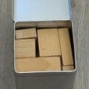 17 pieces cube in tin - unknown