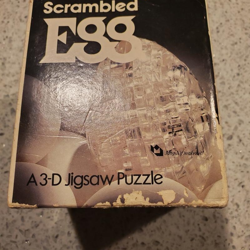 Scrambled Egg 3D Puzzle Original Late 70s?