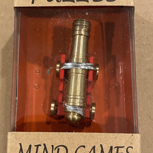 Brass Cannon Puzzle