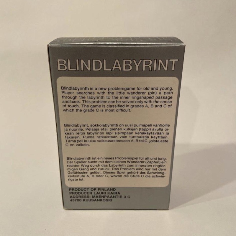 Blind Labyrint 1A Maze Puzzle