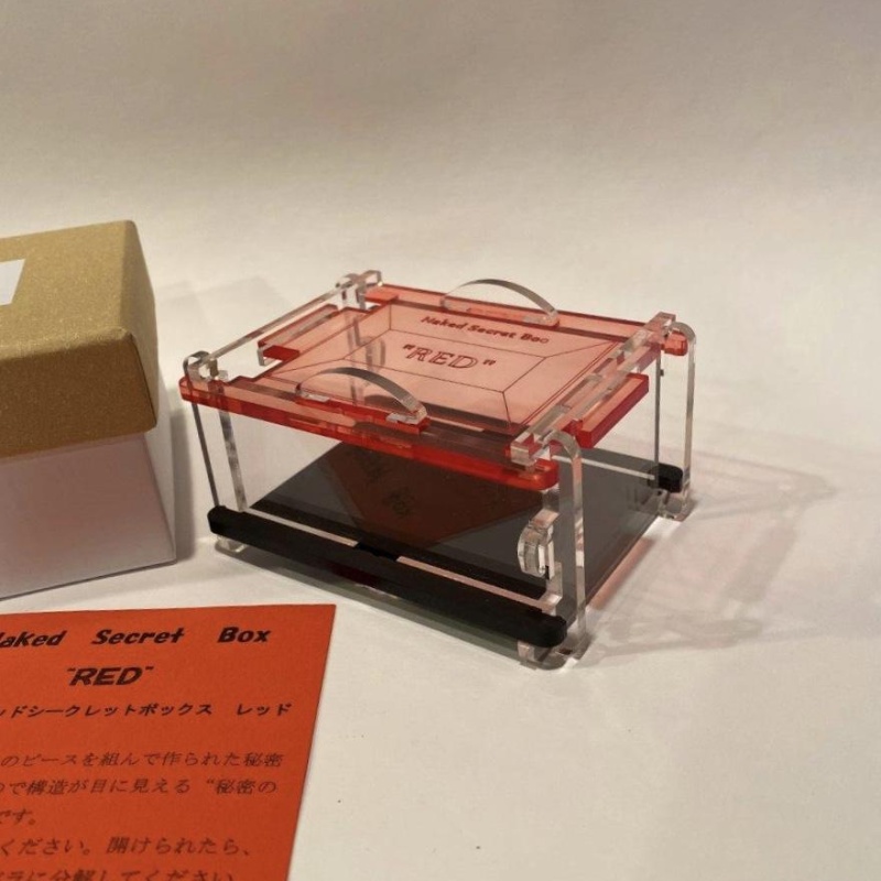 Naked Secret Puzzle Box - Red