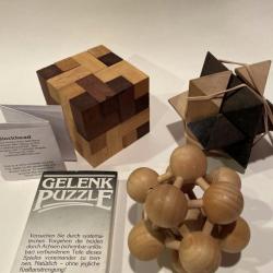 Lot of 6 Puzzles inlcuding Blockhead