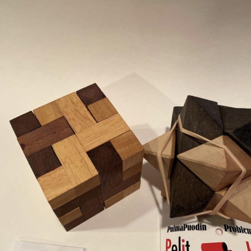 Lot of 6 Puzzles inlcuding Blockhead