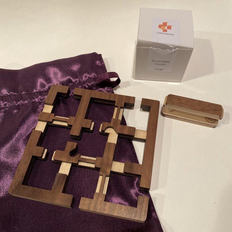 Reversible Maze Large by Masumi Ohno Crafted by Eric Fuller