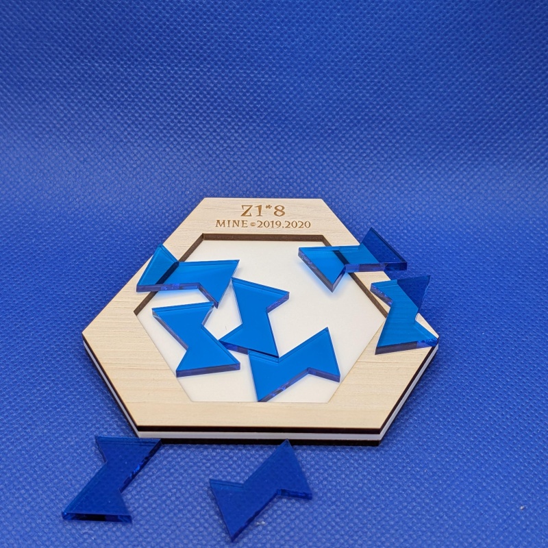 3 MINE Packing Tray Puzzles: Star Forming Region,Z1*8,& Z2*5a