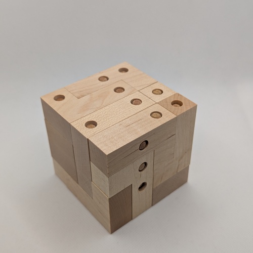 Logical Progression Burr (Cubic Dissection)