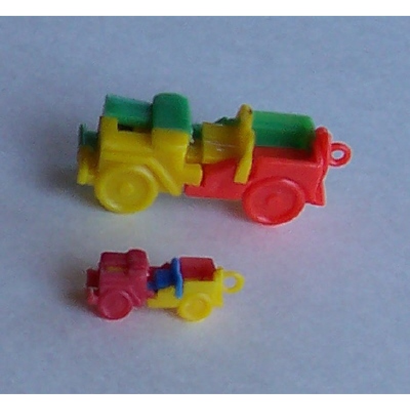 Vintage Miniature JEEP Keychain Puzzle