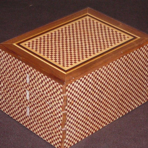 72 step japanese puzzle box UNIQUE PATTERN-Yamanaka