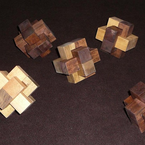 Set of 5 burrs VERY difficult-EARLY eric fuller