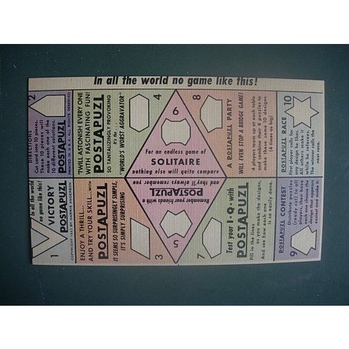 POSTAPUZL - A Tangram type puzzle