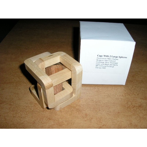 Cage with 2 Large Spheres - Sam Cornwell - Strickland