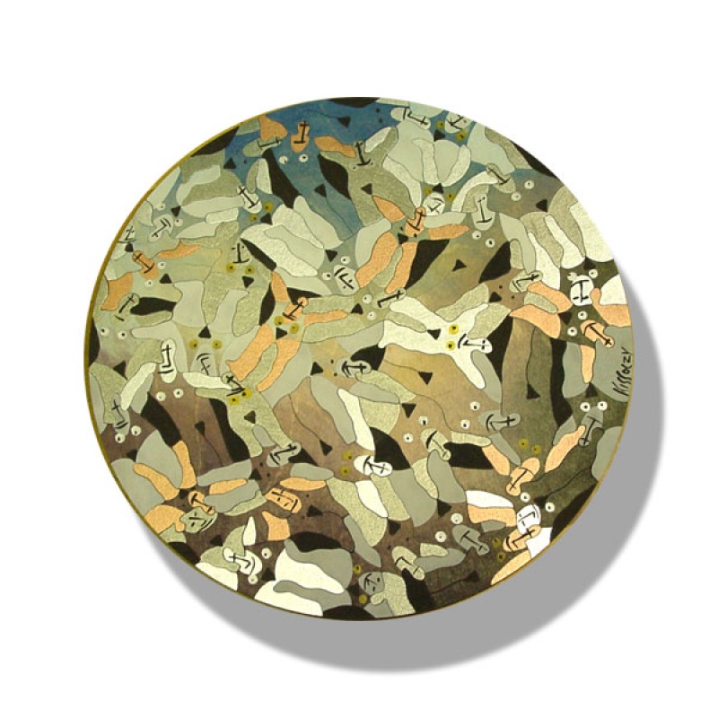 Kata Kissoczy - Modernist Abstract Erotic Jigsaw Signed