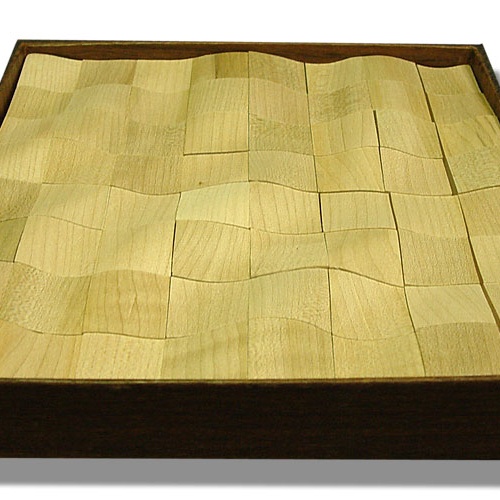 CONTOURA Hardwood Puzzle Sculpture Scarce!