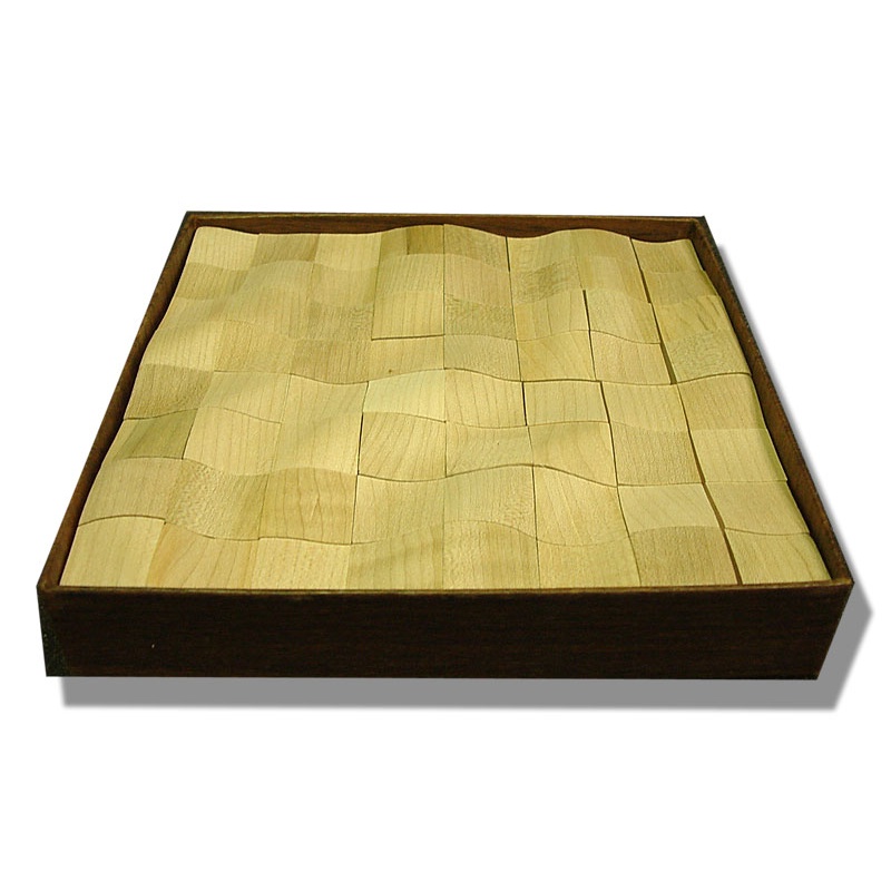 CONTOURA Hardwood Puzzle Sculpture Scarce!