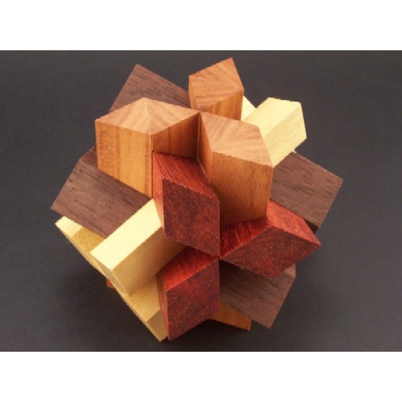 Stewart Coffin - 4 Color Notched Rhombic Sticks by Mark McCallum