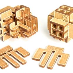 Ronald Kint-Bruynseels - Tubular Burr Box (Maple) by Pacific Puzzleworks (Lee Krasnow)