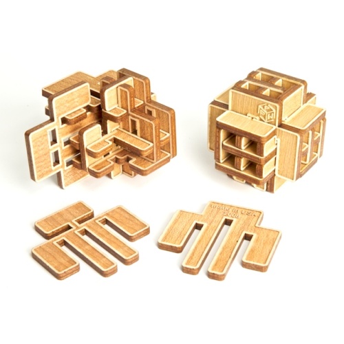 Ronald Kint-Bruynseels - Tubular Burr Box (Maple) by Pacific Puzzleworks (Lee Krasnow)