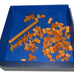 Very Unusual and Difficult  &quot;Brain&quot; Jigsaw Wood