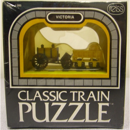 Vintage 3D Train Puzzle! Reiss Games Inc. NIB
