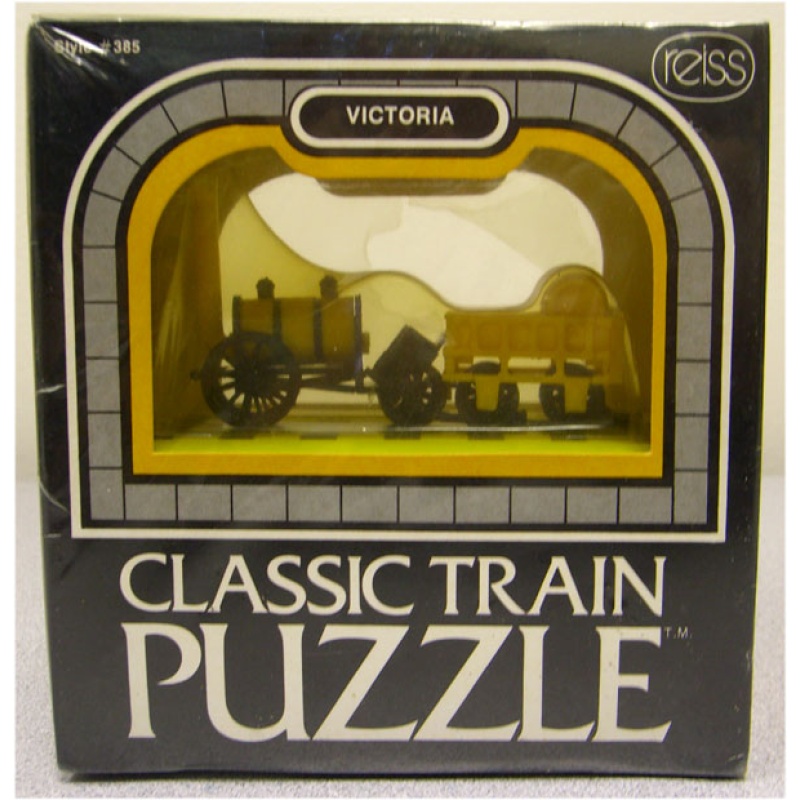 Vintage 3D Train Puzzle! Reiss Games Inc. NIB