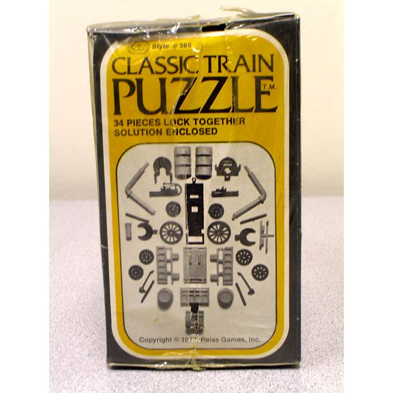 Vintage 3D Train Puzzle! Reiss Games Inc. NIB