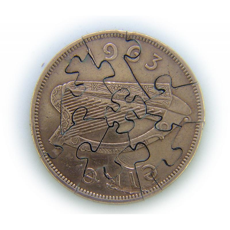 1963 Cut Coin Jigsaw Puzzle