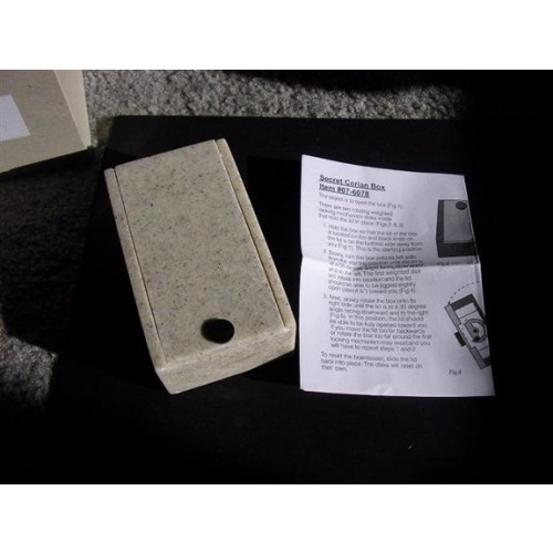 Secret Corian Box - Bits and Pieces 07-6078