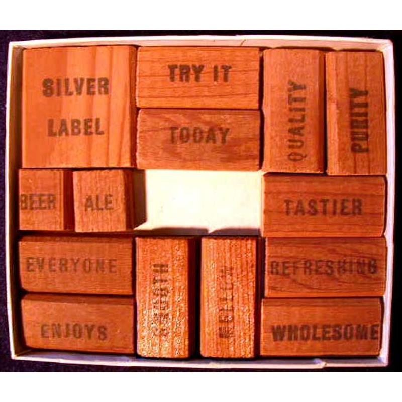 Silver Label Puzzle, vintage sliding block puzzle