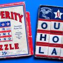 Prosperity Puzzle, vintage sliding block puzzle