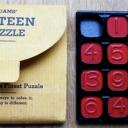 Adams&#039; Fifteen Puzzle, vintage sliding block puzzle