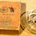 Radio Puzzle, glass dexterity puzzle, 1920s