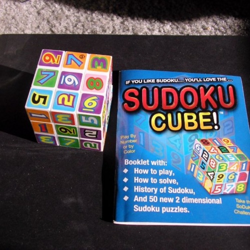 Sudoku Cube with Instructions