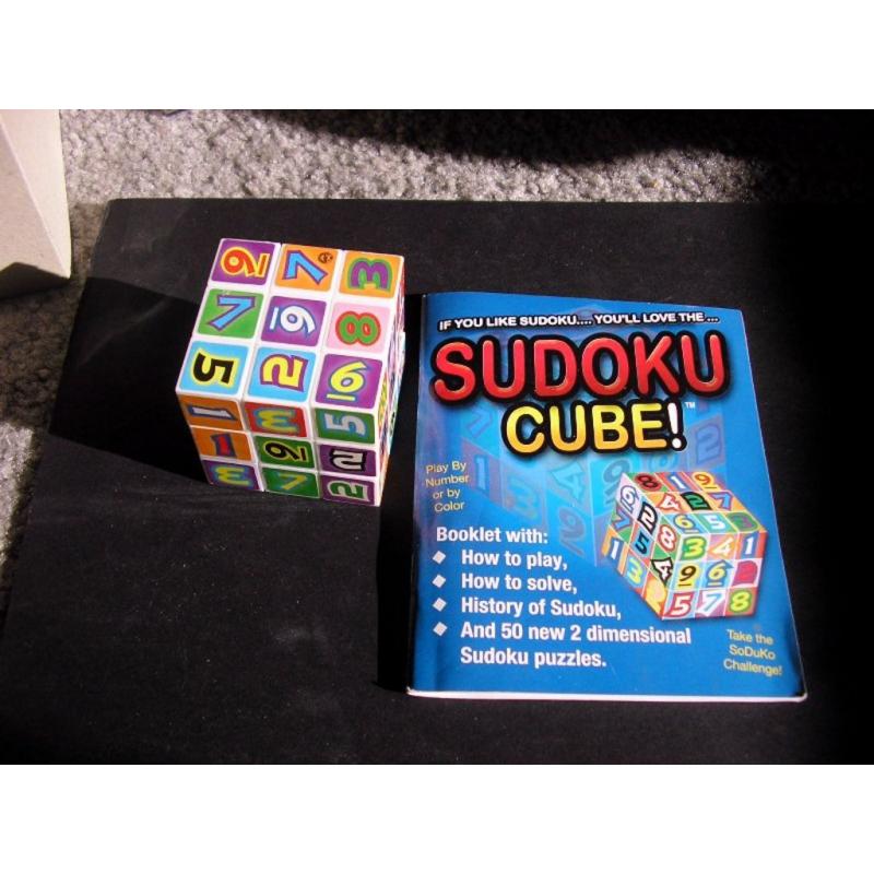 Sudoku Cube with Instructions