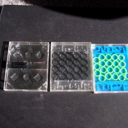 Four Dexterity Puzzles, Mfg. by Pussy, Germany