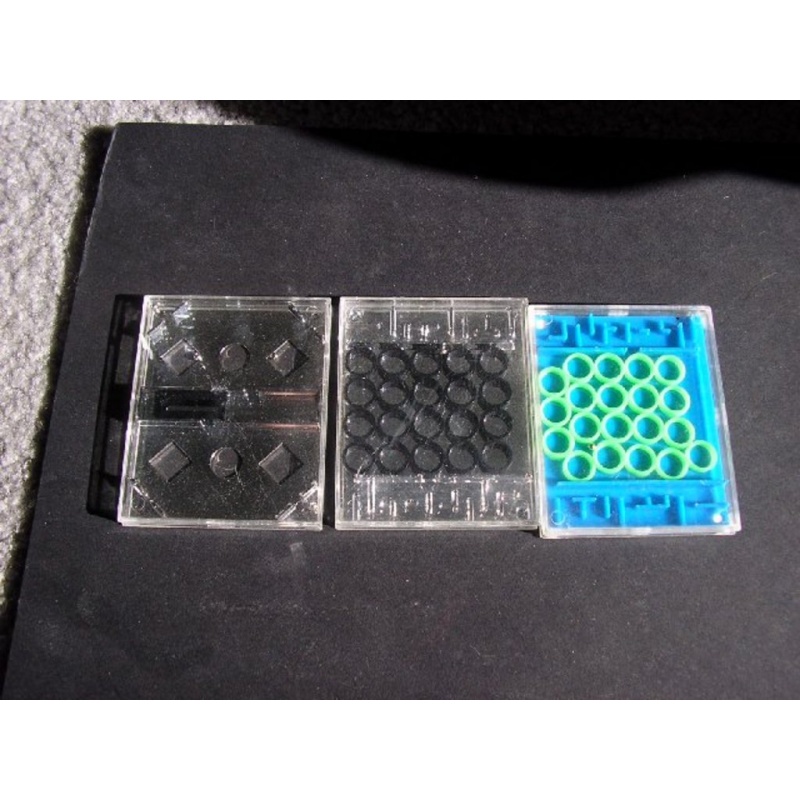 Four Dexterity Puzzles, Mfg. by Pussy, Germany