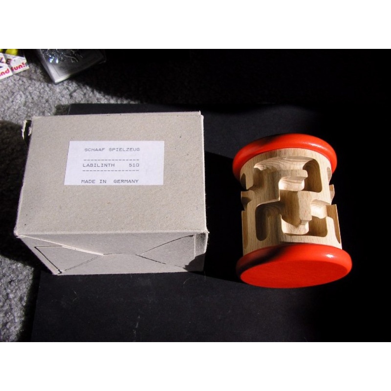 Labyrinth (or Labilinth) maze-dexterity cylinder puzzle