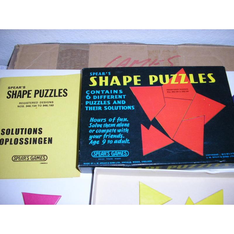Spear&#039;s Shape Puzzles