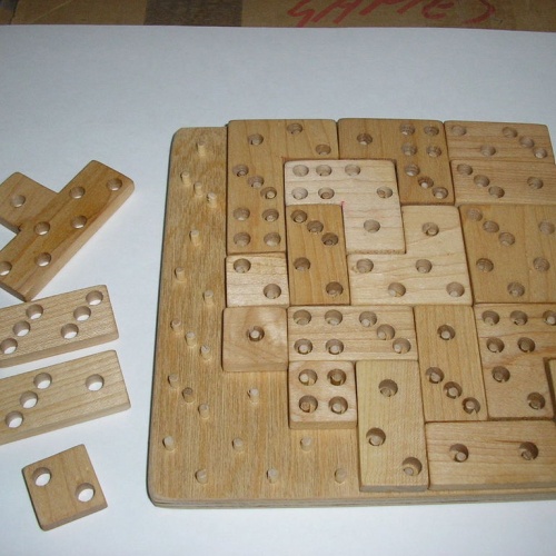 Unknown - Tiles on pegs - Christopher Dilly