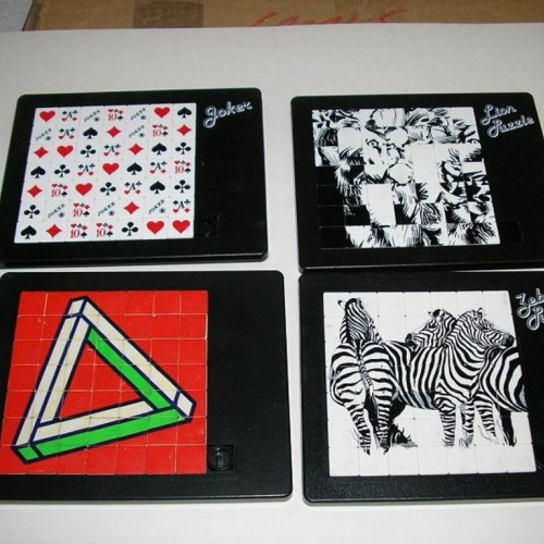 Assorted sliding puzzles