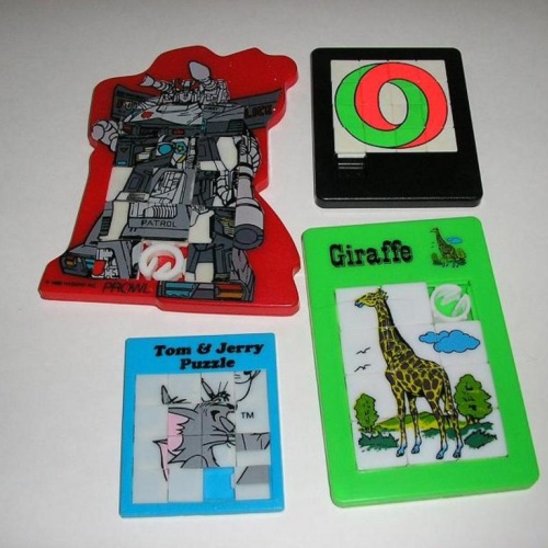 Misc sliders; Tom & Jerry, Op Art, Giraffe, Transformers